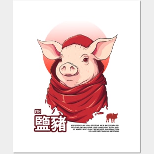 Pig chinese zodiac Posters and Art